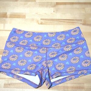 Feed Me Fight Me Medium Spandex Donut Shorta